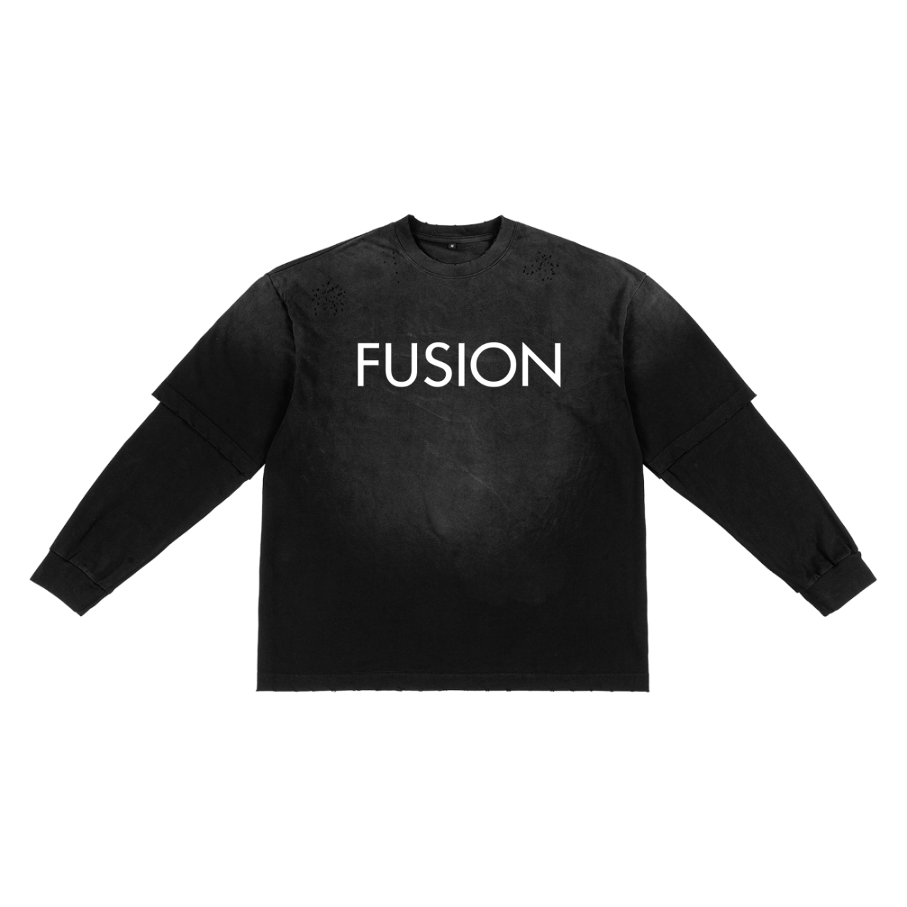 Fusion - Cade Sunfade Hand-Frayed Faux Two-Piece T-Shirt - Image 16