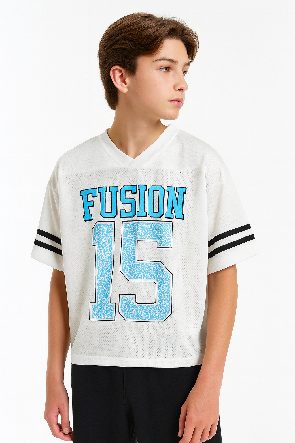 Fifteen - light Taped Mesh T-Shirt - Image 13