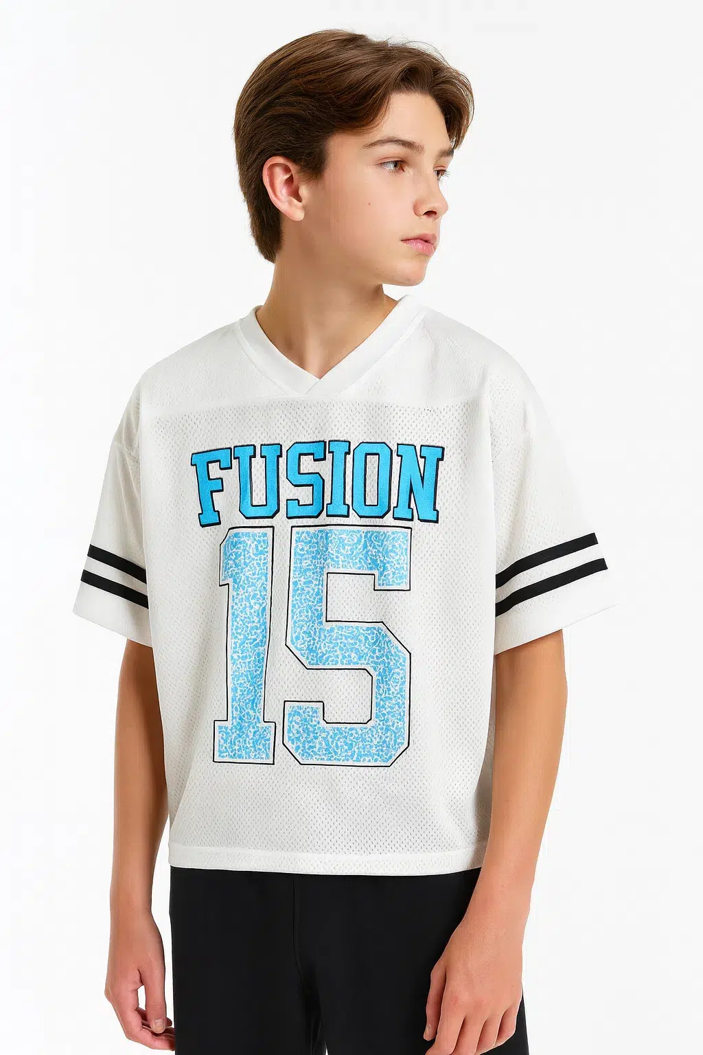 Fifteen - light Taped Mesh T-Shirt