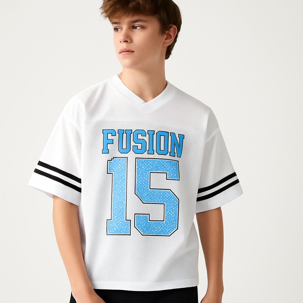 Fifteen - light Taped Mesh T-Shirt - Image 12
