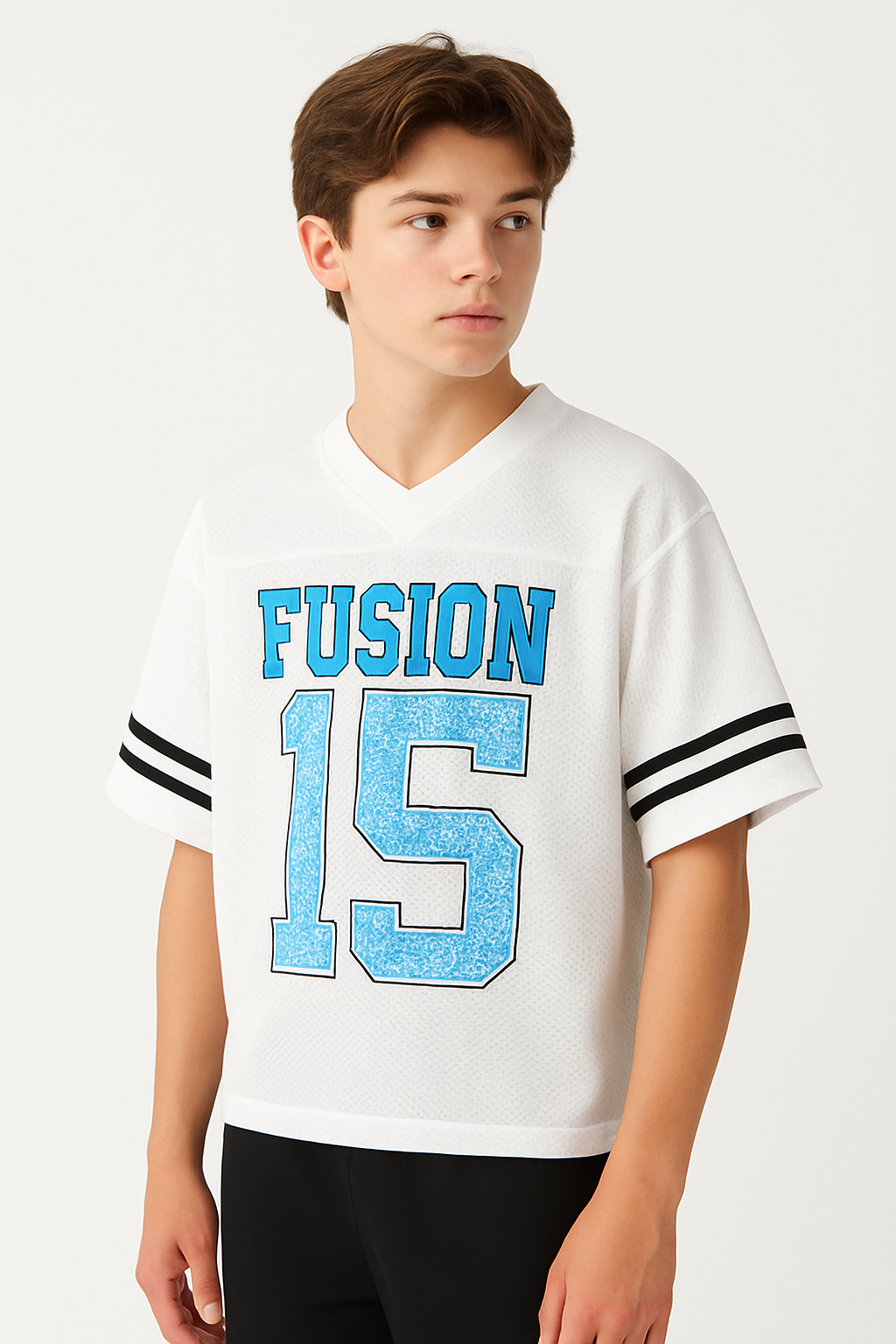 Fifteen - light Taped Mesh T-Shirt - Image 2