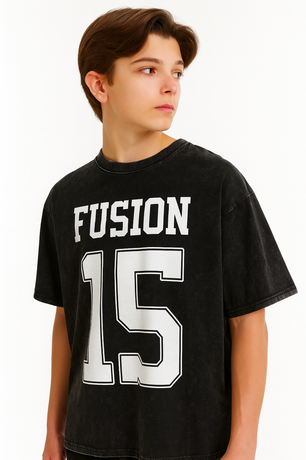 Fifteen - Acid Wash Oversize T-Shirt - 250 GSM