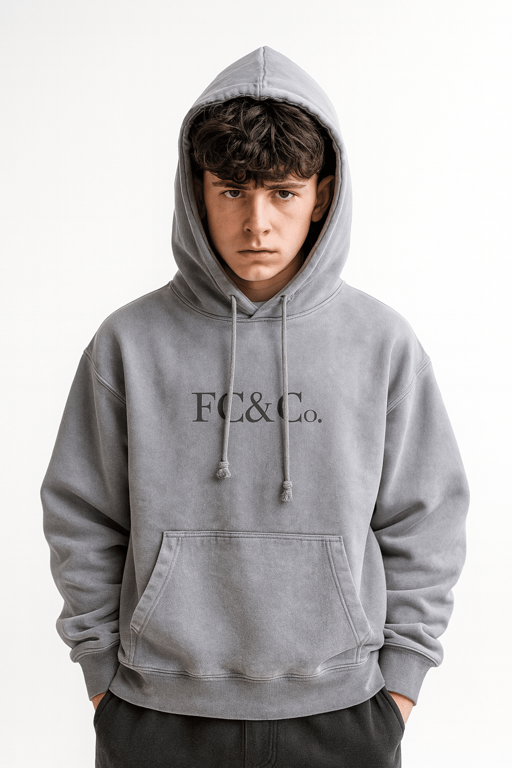 FC&Co. – Ombre Vintage Stone Washed Colorpointed Hoodie