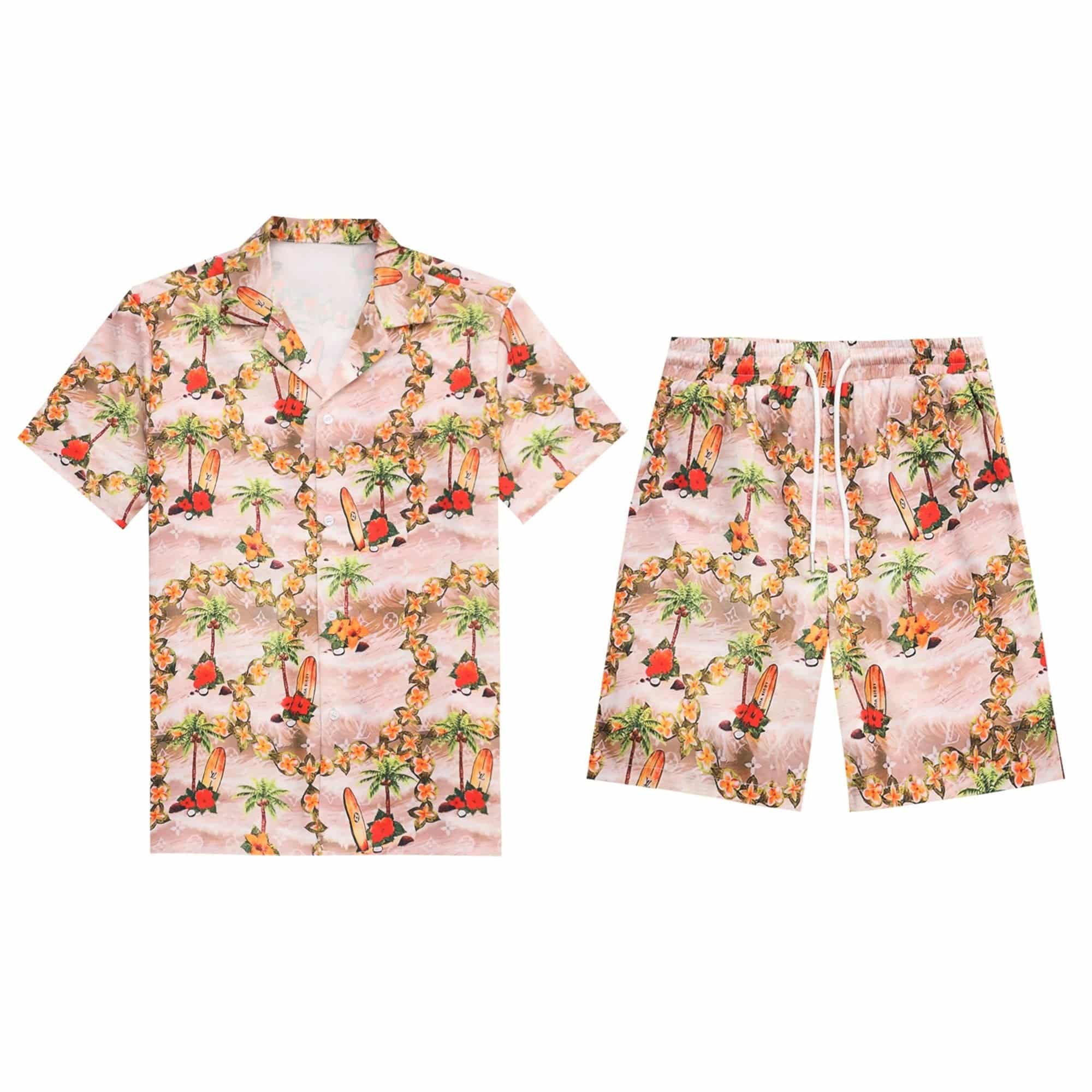 LV Short-sleeved + Shorts Suit Collection (Master Copy) - Image 11