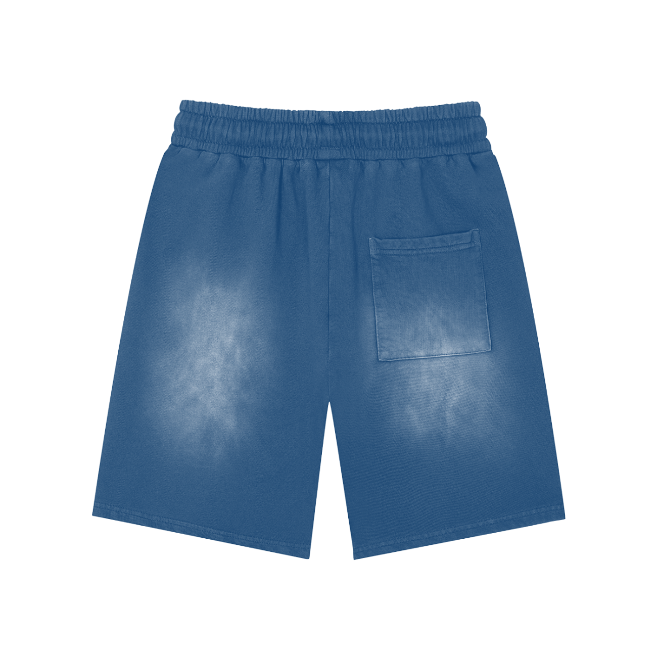 Rectangle Patch Monkey Washed Shorts  - 360 GSM - Image 8