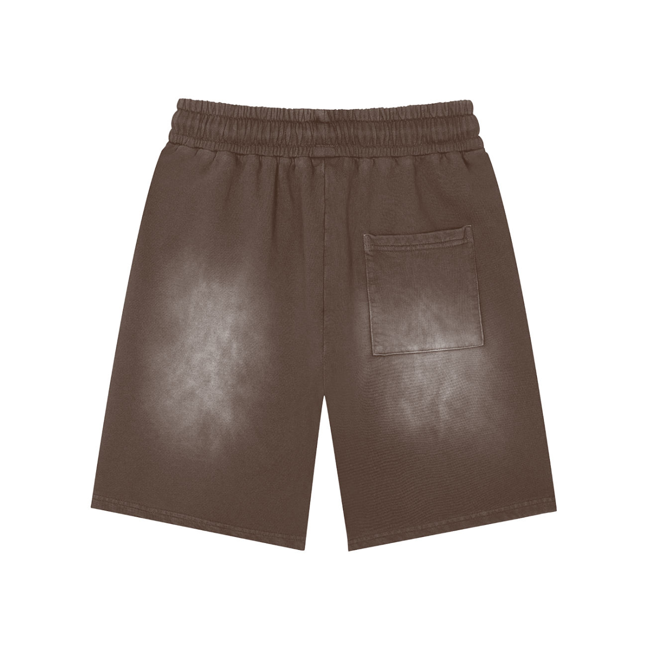 Rectangle Patch Monkey Washed Shorts  - 360 GSM - Image 6