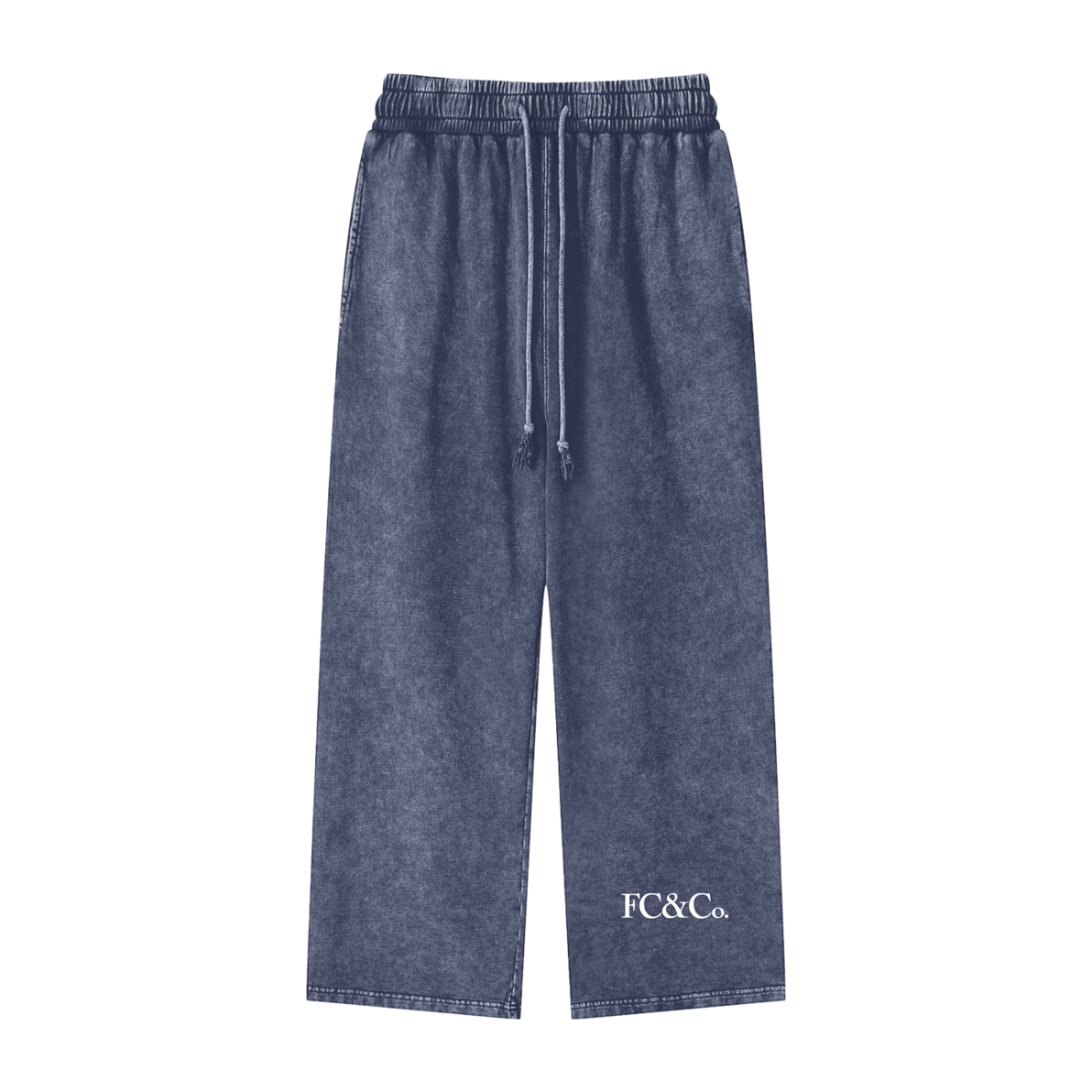 Acid Wash Straight Leg Pants - 360 GSM - Image 4