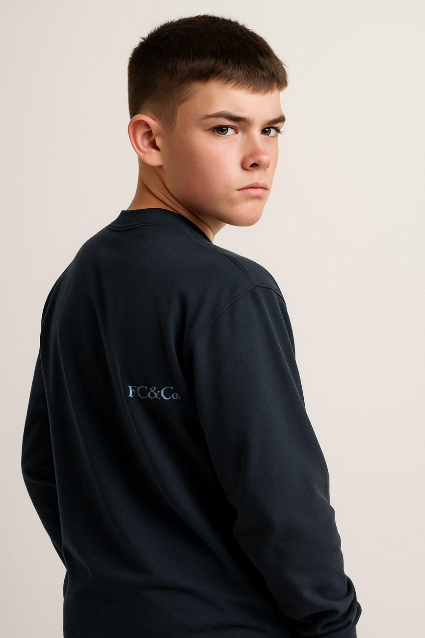 Essential Non-Shrink Mock Neck Sweatshirt