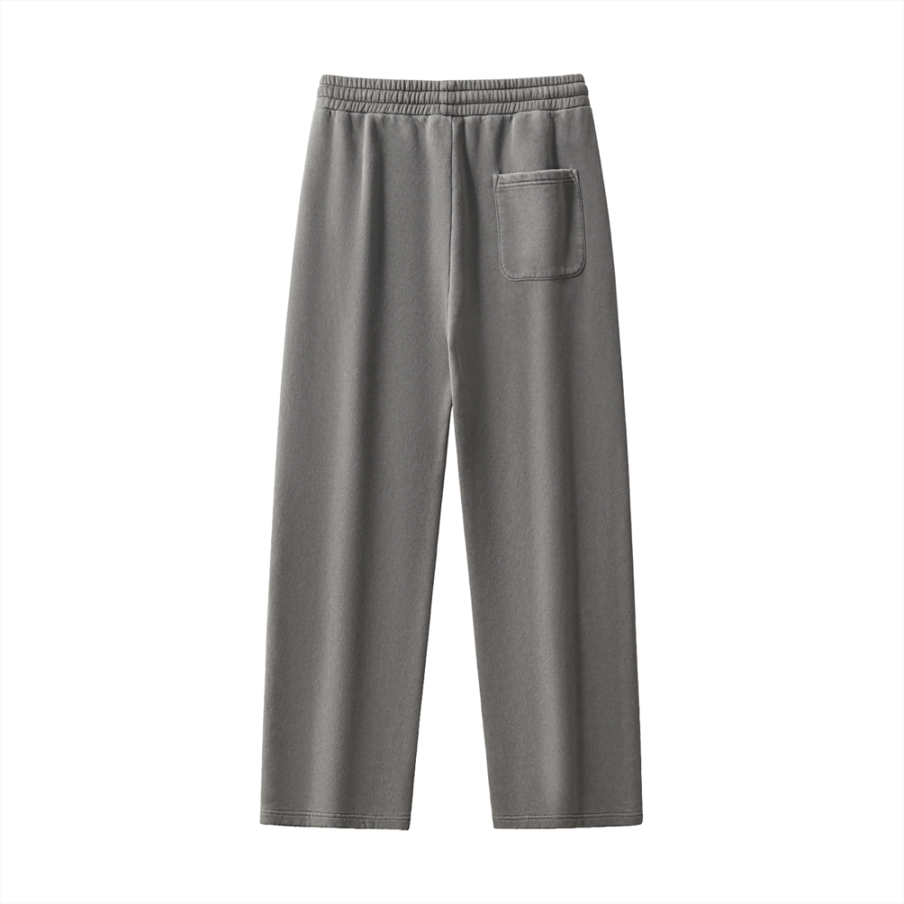 Track Suits for Men Joggers Frayed Enzyme Washed Fleece Sweatpants - Image 8