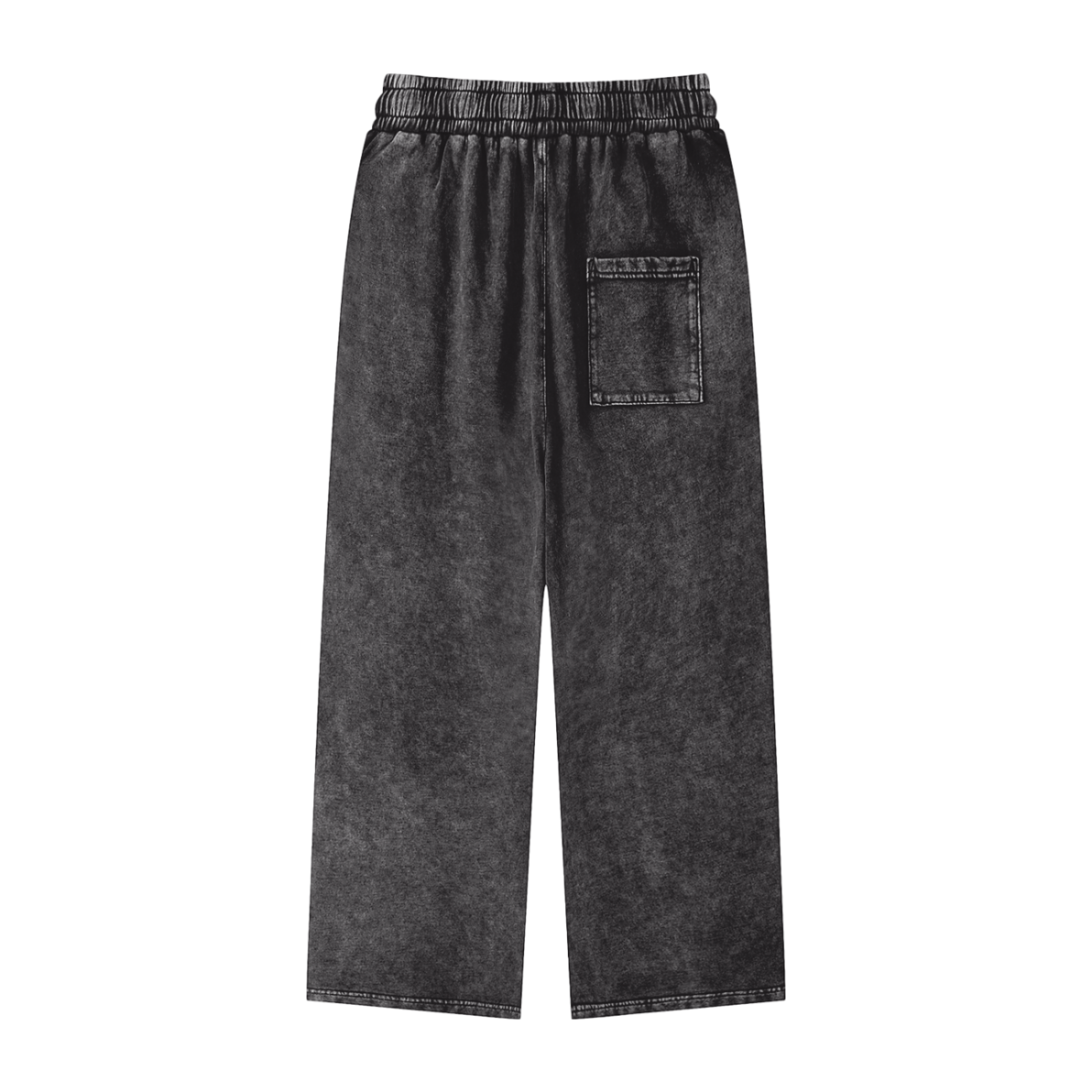 Acid Wash Straight Leg Pants - 360 GSM - Image 3