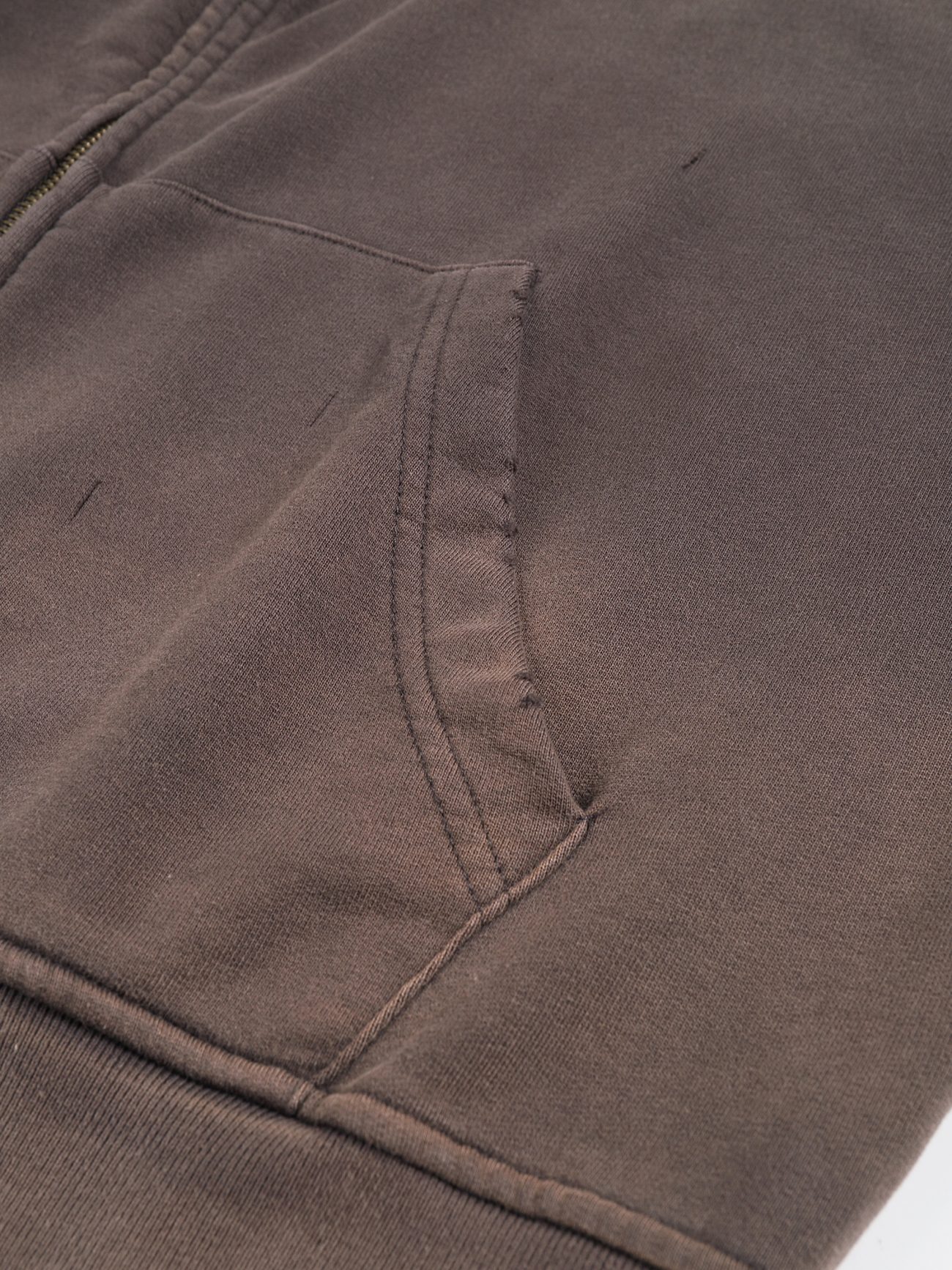 Hand-Frayed Sunfade Zip Hoodie - Image 19