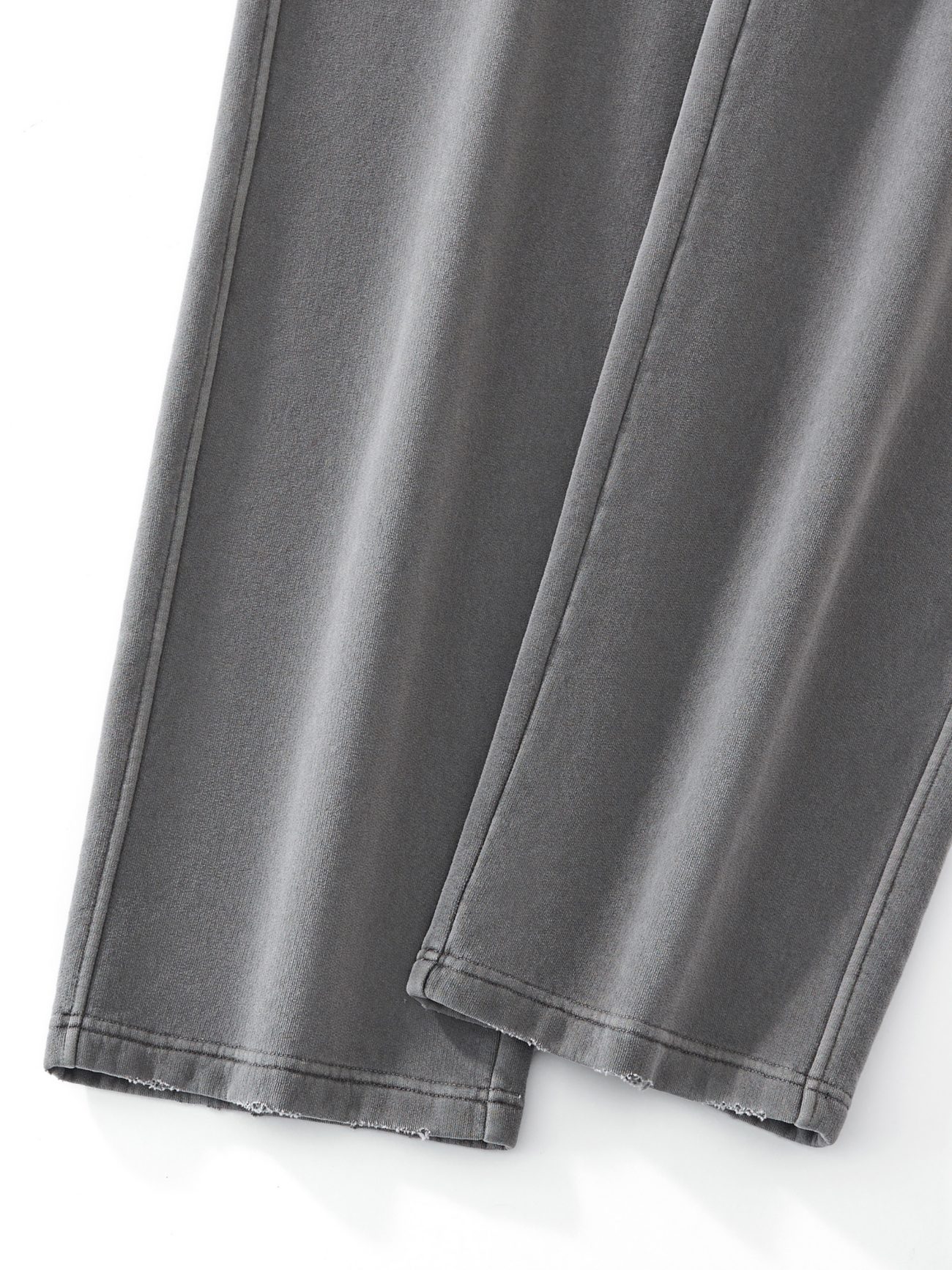 Track Suits for Men Joggers Frayed Enzyme Washed Fleece Sweatpants - Image 22