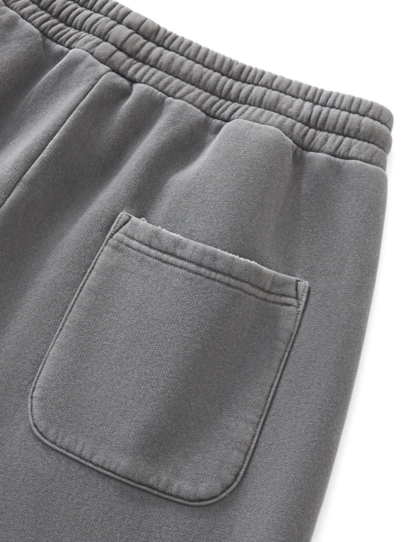 Track Suits for Men Joggers Frayed Enzyme Washed Fleece Sweatpants - Image 23